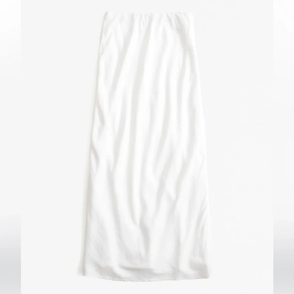 Abercrombie & Fitch White Maxi Skirt - Picture 5 of 7